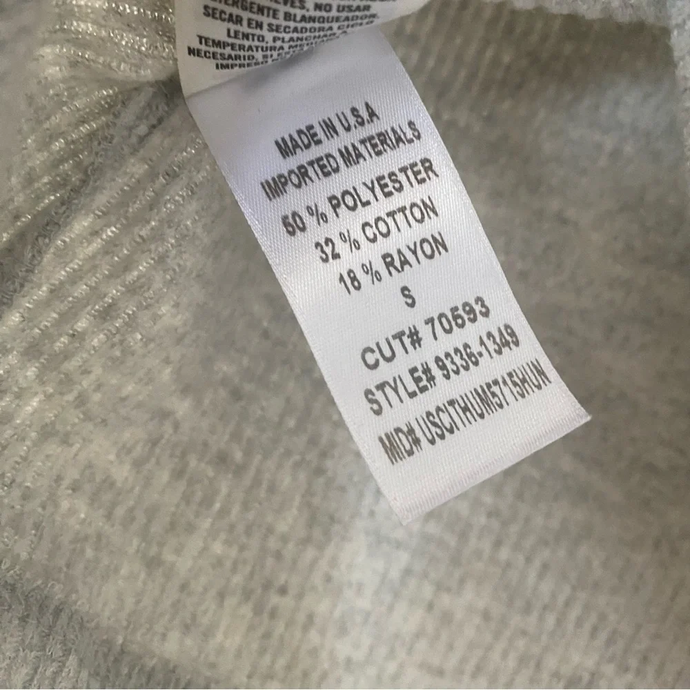 Citizens of Humanity Bree Baby Tee in Heather Grey - Picture 7 of 7